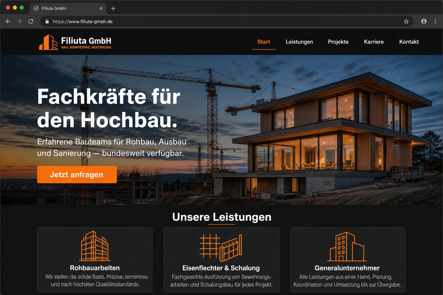 Filiuta GmbH — Corporate Website — Filiuta GmbH & Co. KG