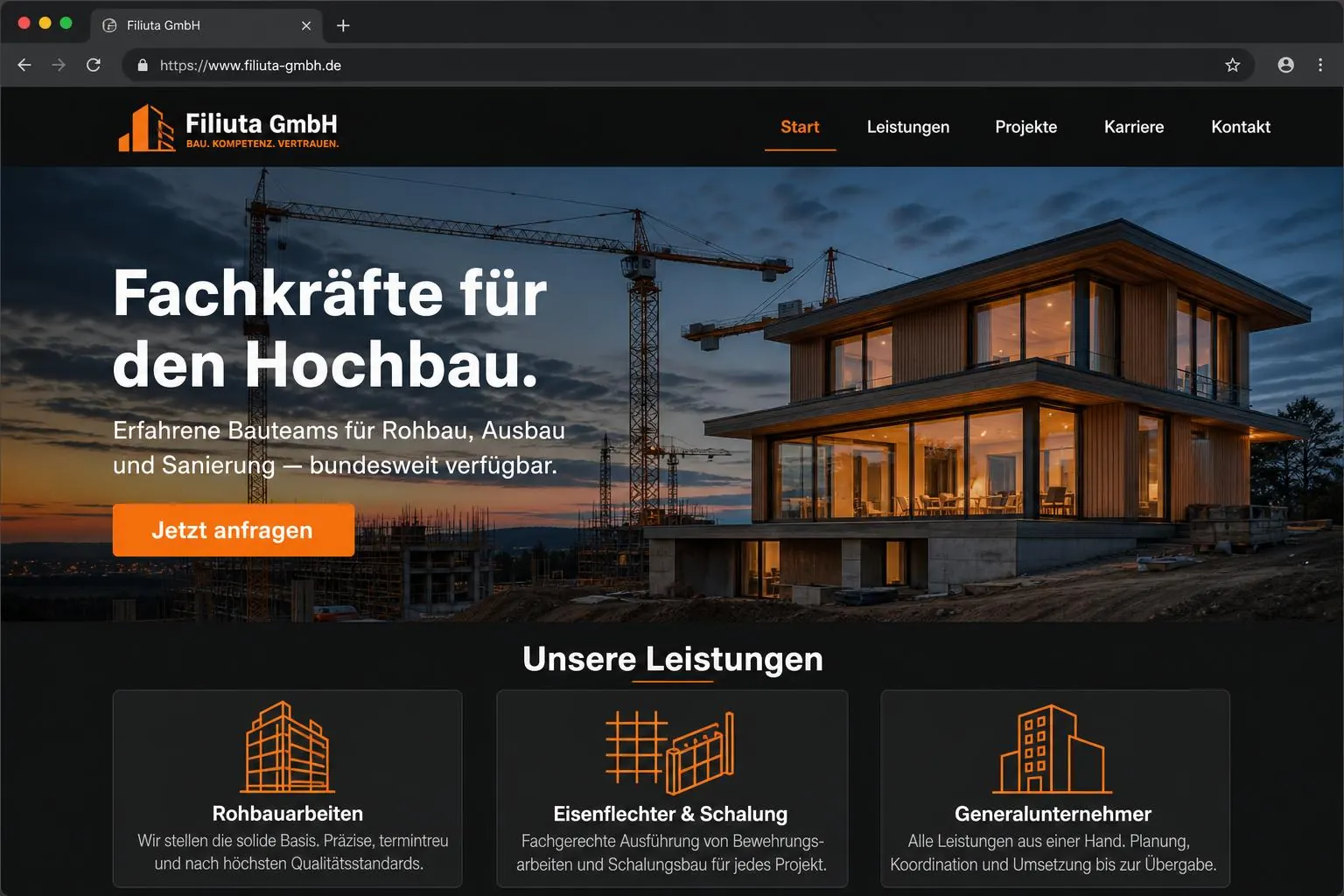 Filiuta GmbH — Corporate Website — Filiuta GmbH & Co. KG