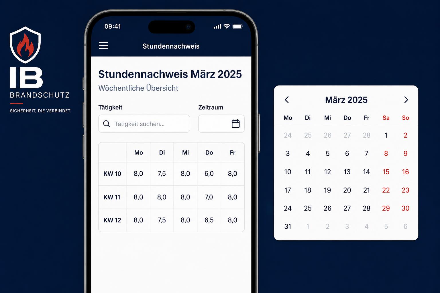 Stundennachweis mit Unterschrift — Miky